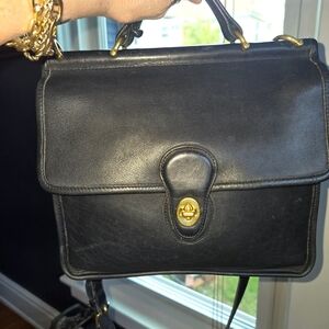 Vintage Black Coach Willis